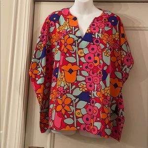 Crosby by Mollie Burch Lindley tunic top sz S